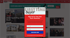 Desktop Screenshot of firsttimebuyermag.com